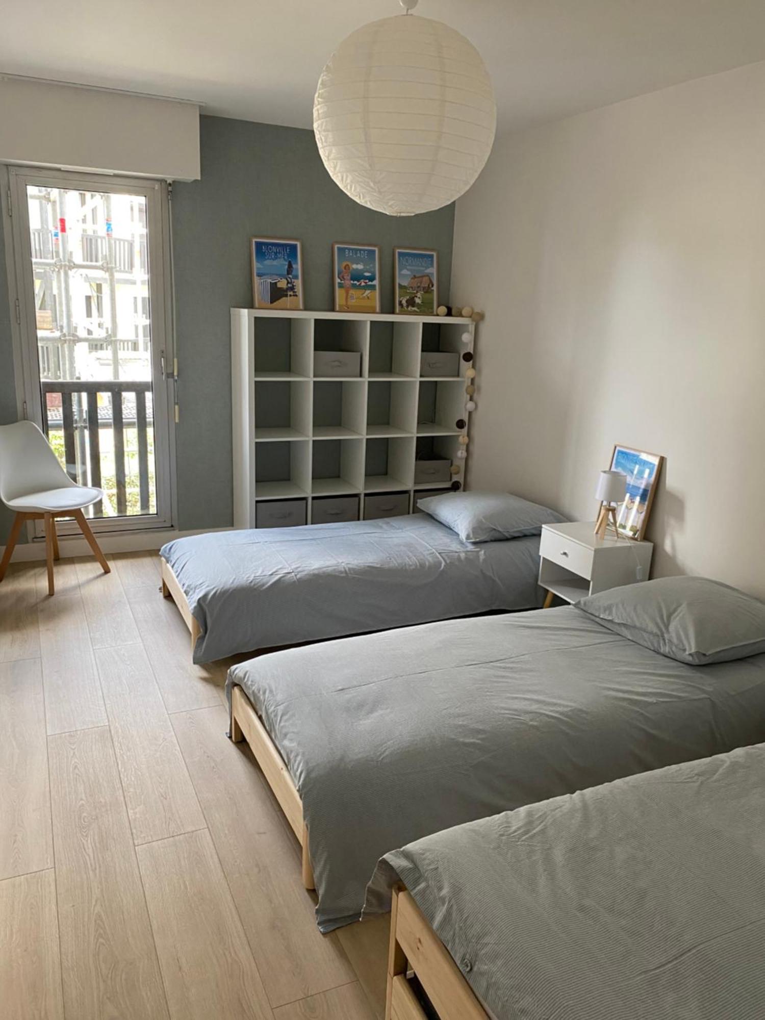 Appartement 65M2 Avec Balcon Vues Partielles Mer A 150M De La Plage Et Centre, Wifi Et Parking Prive Blonville-sur-Mer Exterior photo